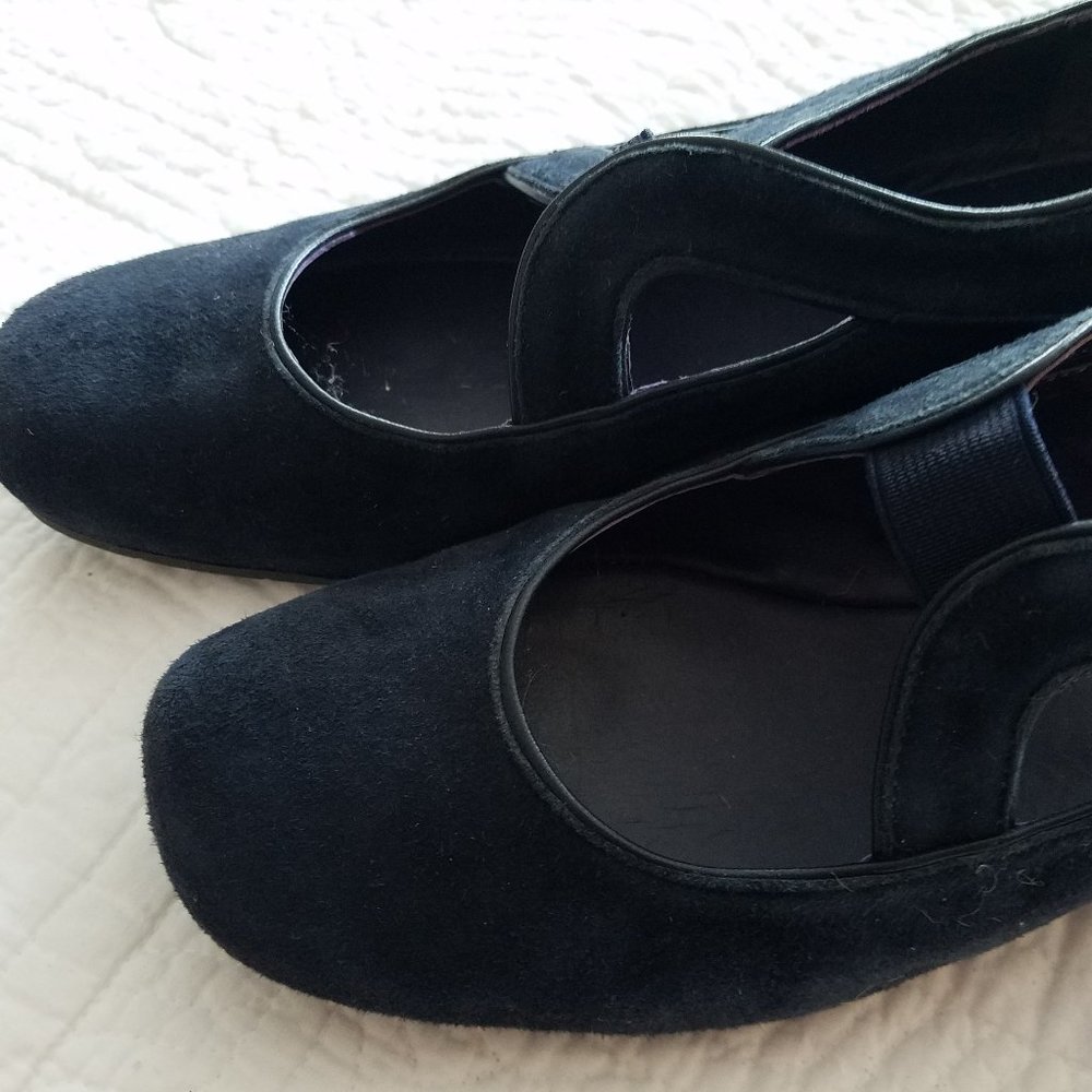Vaneli Blue Suede Shoes 8 1/2 - Picture 2 of 8